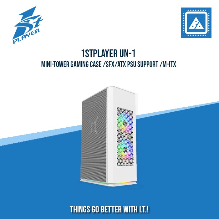 1STPLAYER UN-1 MINI-TOWER GAMING CASE /SFX/ATX PSU SUPPORT /M-ITX (GRAY) 1STPLAYER UN-1 MINI-TOWER GAMING CASE /SFX/ATX PSU SUPPORT /M-ITX (GRAY)